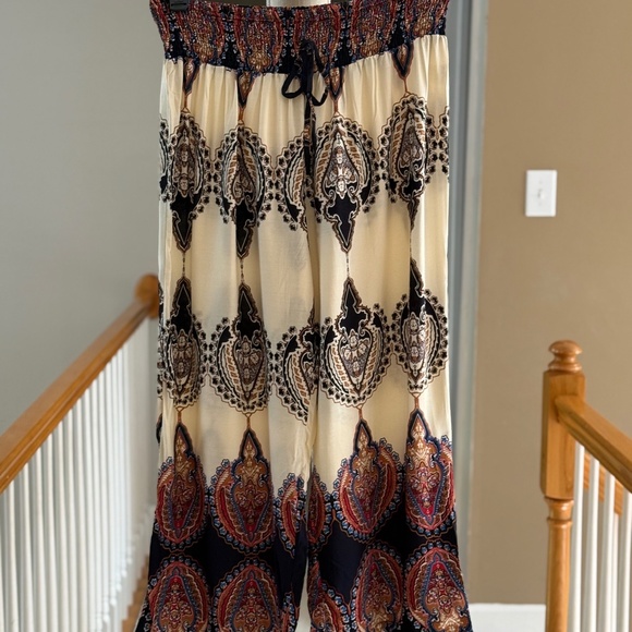 NWOT Women's Plus Size Boho Palazzo Pants, 3x - Picture 3 of 12